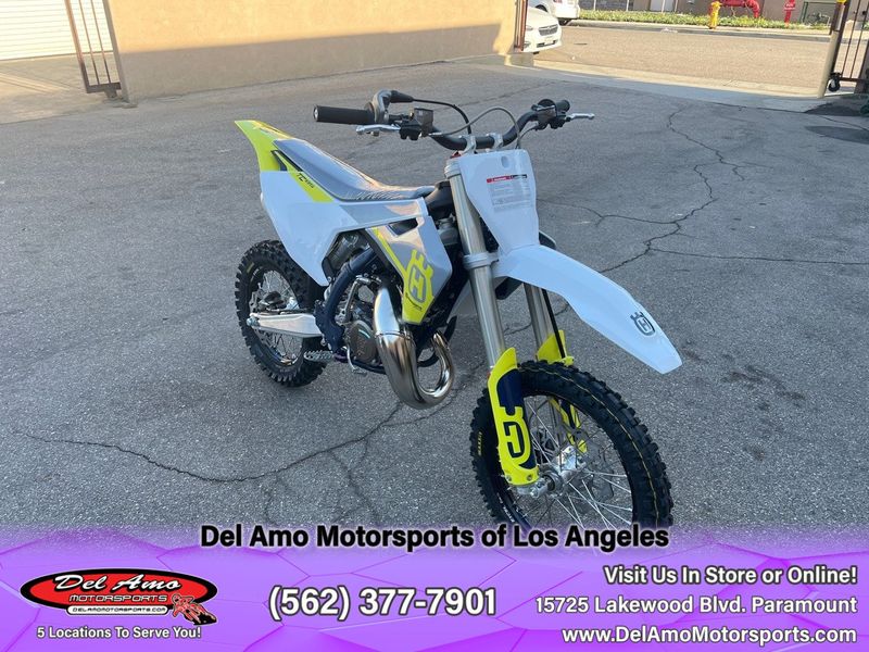 2023 HUSQVARNA TC 85 17/14  in a WHITE exterior color. Del Amo Motorsports of Los Angeles (562) 262-9181 delamomotorsports.com 