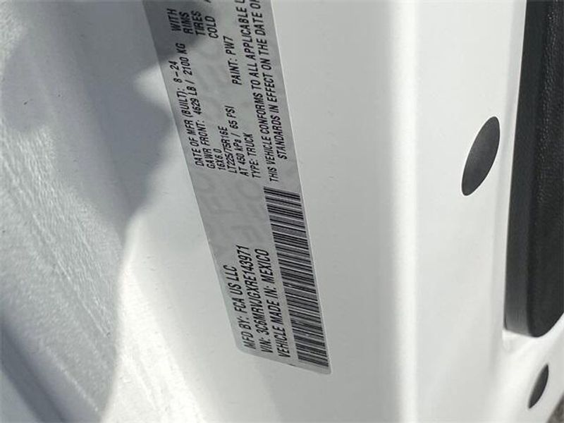 New 2024 RAM Promaster 3500 Tradesman Cargo Van High Roof 159