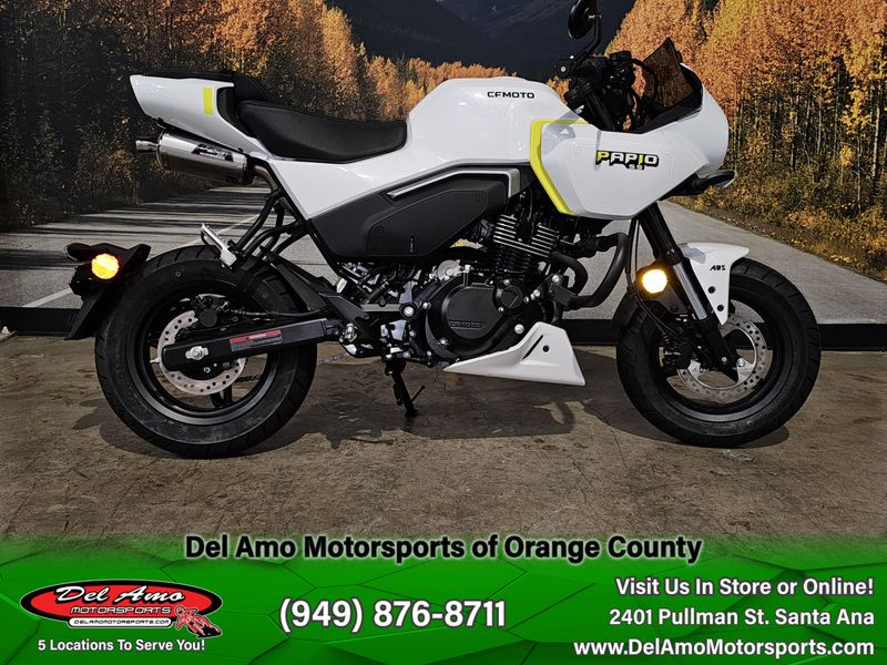 2024 CFMOTO CF125-8US  in a NEBULA WHITE exterior color. Del Amo Motorsports of Orange County (949) 416-2102 delamomotorsports.com 