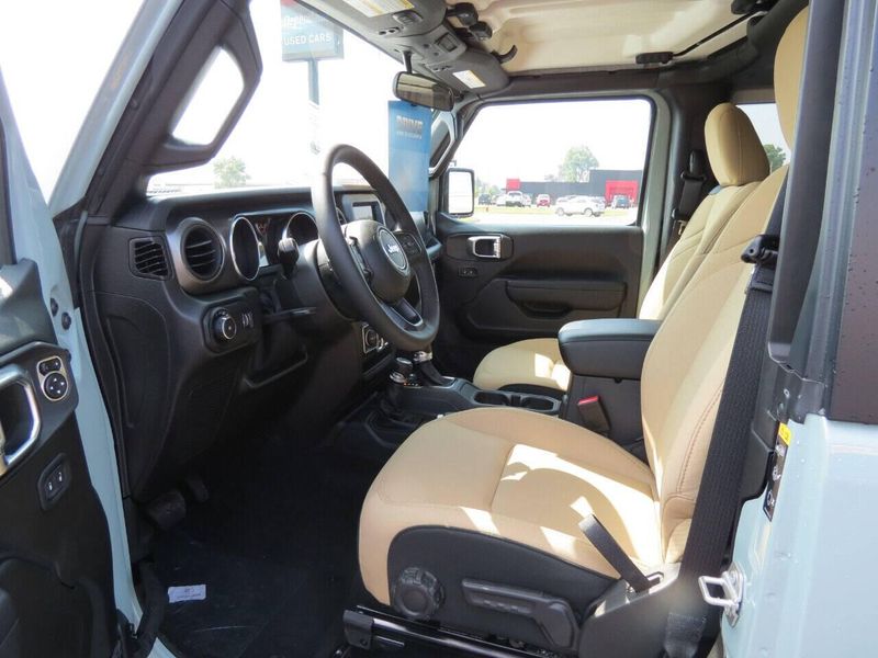 2023 Jeep Wrangler 2-door Sport S 4x4 in a Earl Clear Coat exterior color and Blackinterior. Militello Motors ​507-200-4344 militellomotors.net 