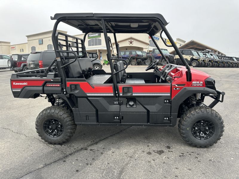 2025 Kawasaki MULE PROFXT 1000 LE CAND YPERSIMMON REDImage 11