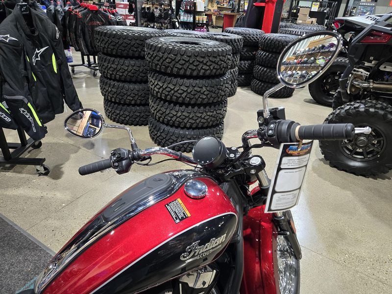 2025 Indian Motorcycle INDIAN SCOUT CLASSIC LIMITED WITH TECHNOLOGY PACKAGE SUNSET RED METALLIC Image 14