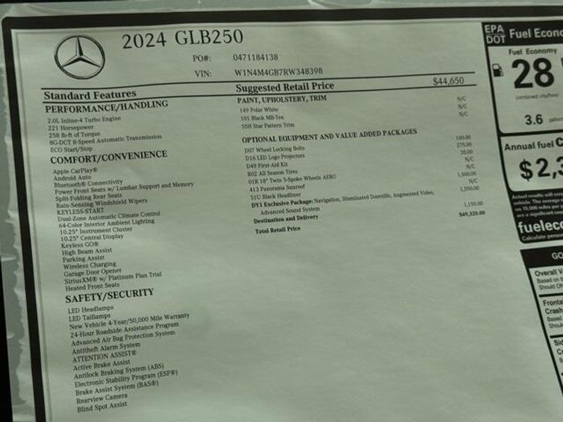 2024 Mercedes-Benz GLB 250Image 25