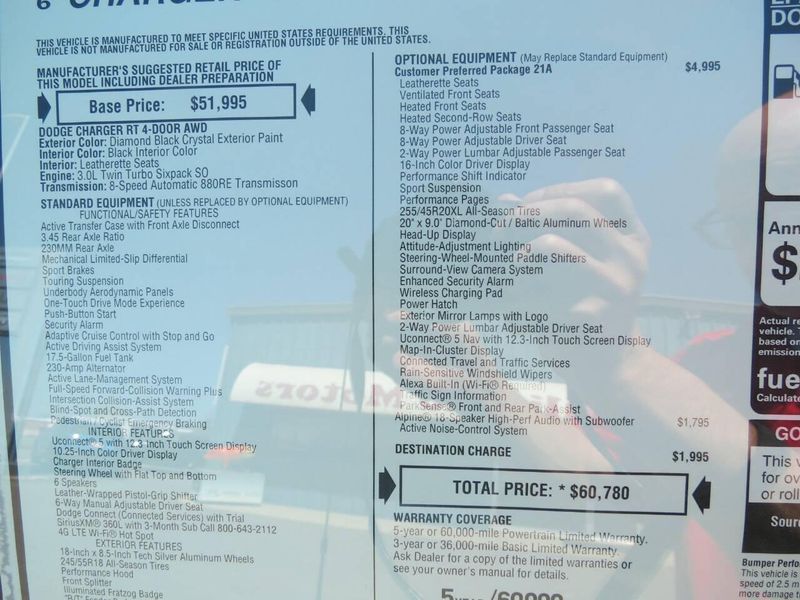 New 2026 Dodge Charger R/T Plus 4-door AwdImage 11