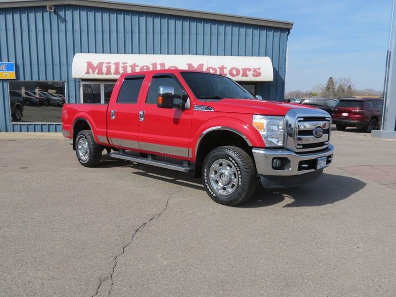 Used 2012 Ford F-250 Super Duty Lariat with VIN 1FT7W2B67CEB06673 for sale in Fairmont, Minnesota