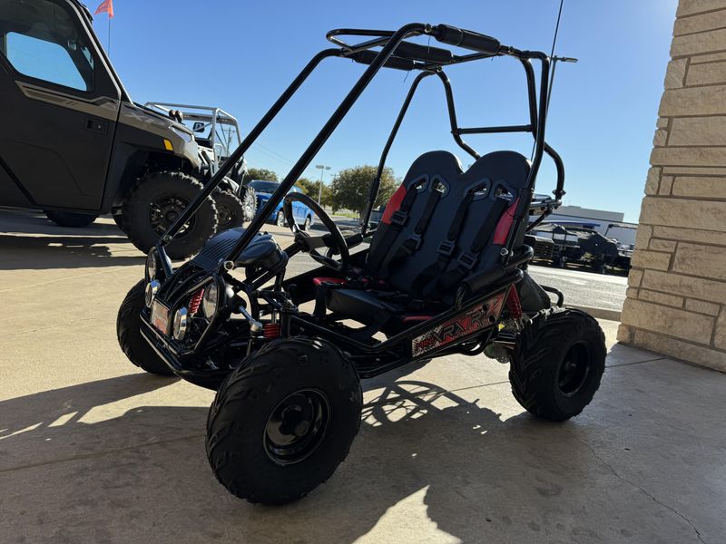 2024 TRAILMASTER MINI XRXR BLACK  in a BLACK exterior color. Family PowerSports (877) 886-1997 familypowersports.com 