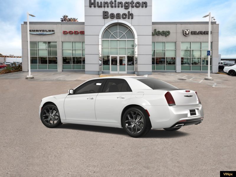 2023 Chrysler 300 Touring in a Bright White exterior color and Blackinterior. BEACH BLVD OF CARS beachblvdofcars.com 