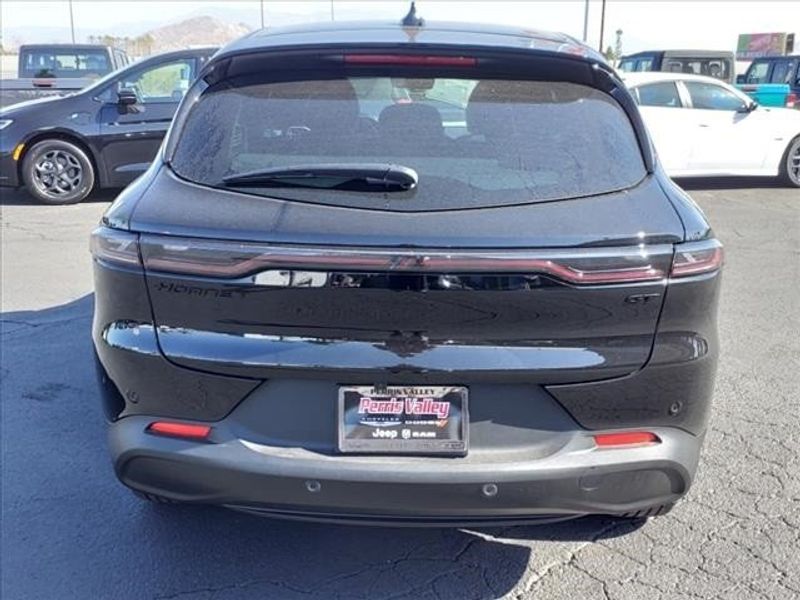 2024 Dodge Hornet GT in a 8 Ball exterior color and Blackinterior. Perris Valley Auto Center 951-657-6100 perrisvalleyautocenter.com 