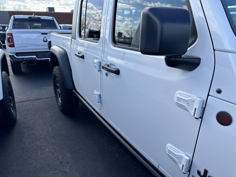 2024 Jeep Gladiator Rubicon 4x4 in a Bright White Clear Coat exterior color. Gupton Motors Inc 615-384-2886 guptonmotors.com 