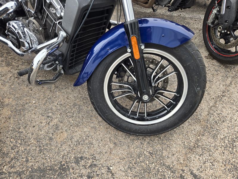 USED 2020 INDIAN MOTORCYCLE SCOUT DEEPWATER METALLIC WABS 49ST BASE Image 14