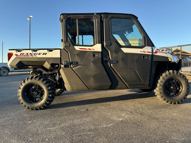 2025 Polaris RANGER CREW XP 1000 NORTHSTAR TRAIL BOSS EDITION CRYSTAL WHITE WITH PERFORMANCE RED ACCENTSImage 8