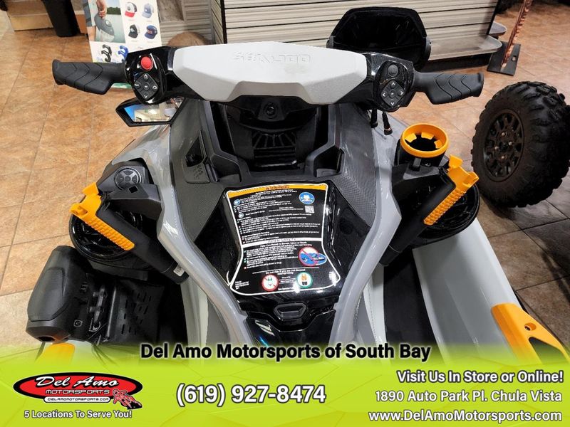 2024 Sea-Doo 19RG  in a SHARK GREY / ORANGE CRUSH exterior color. Del Amo Motorsports of South Bay (619) 547-1937 delamomotorsports.com 