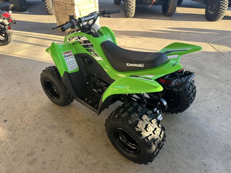 2025 Kawasaki KFX 90 LIME GREENImage 7