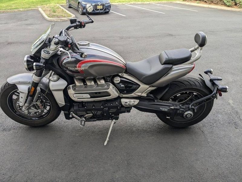 2021 Triumph ROCKET 3 GT  in a SILVER exterior color. Cross Country Powersports 732-491-2900 crosscountrypowersports.com 