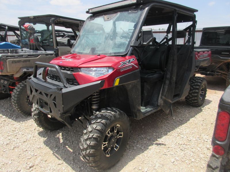 USED 2022 POLARIS RGR CREW XP 1000 PREMIUM - SUNSET RED Image 1