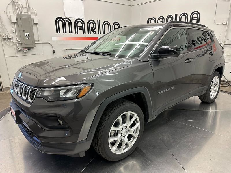 2024 Jeep Compass Latitude Lux 4x4 with a Blackinterior. Marina Auto Group (855) 564-8688 marinaautogroup.com 