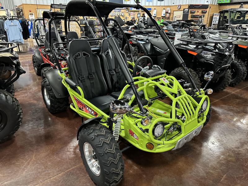 2024 TRAILMASTER 200E XRX DELUXE GREEN  in a DELUXE GREEN exterior color. Family PowerSports (877) 886-1997 familypowersports.com 