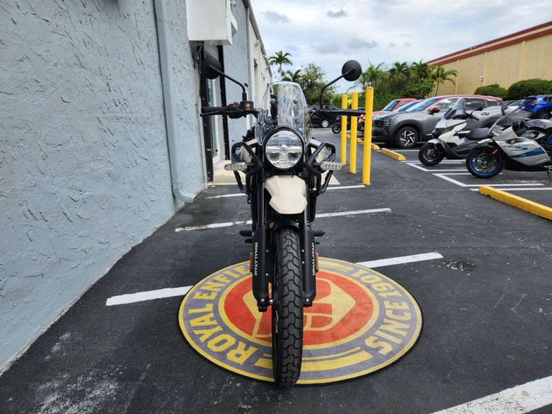 2025 Royal Enfield HIMALAYAN 450  in a KAZA BROWN exterior color. Royal Enfield Motorcycles of Miami (786) 845-0052 remotorcyclesofmiami.com 