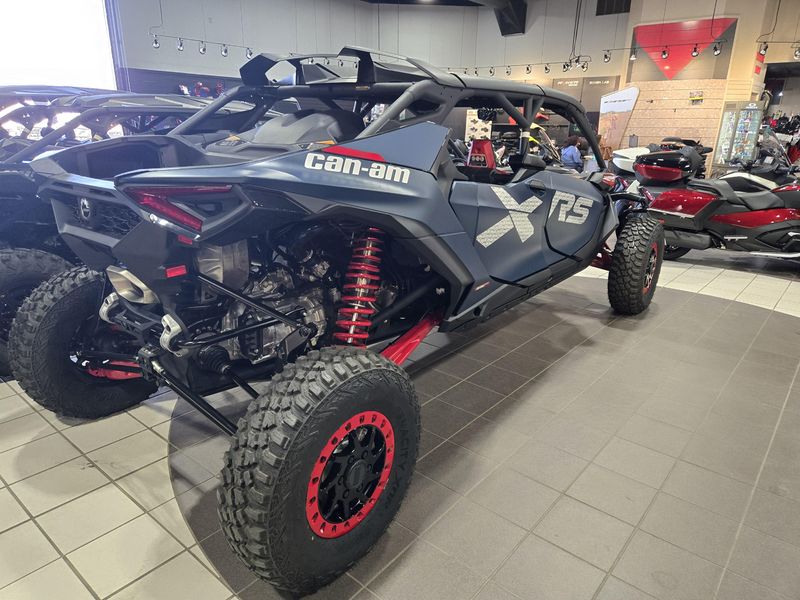 2025 Can-Am MAVERICK R MAX X RS 999T DCT DUSTY NAVY AND LEGION REDImage 5