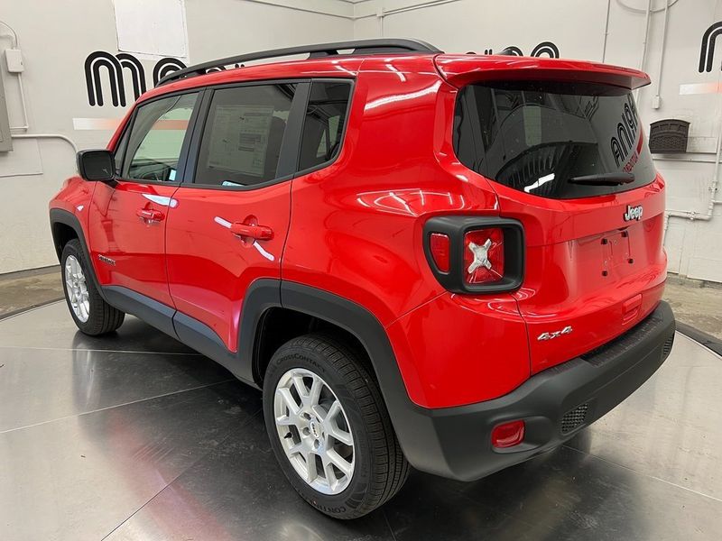 2023 Jeep Renegade Latitude 4x4 in a Colorado Red Clear Coat exterior color and Blackinterior. Marina Auto Group (855) 564-8688 marinaautogroup.com 