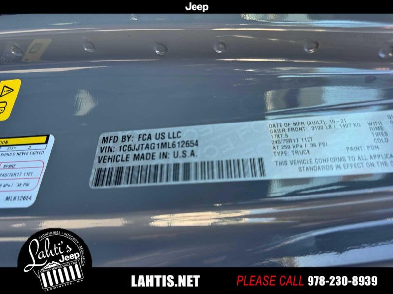 2021 Jeep Gladiator Sport S photo 20