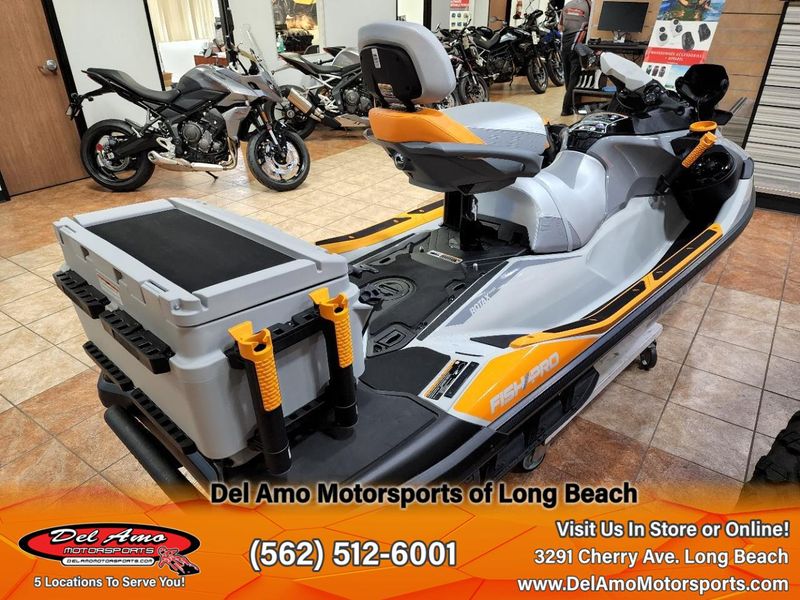 2024 Sea-Doo 19RG  in a SHARK GREY / ORANGE CRUSH exterior color. Del Amo Motorsports of Long Beach (562) 362-3160 delamomotorsports.com 