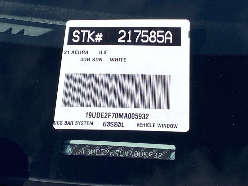 2021 Acura ILX Premium PackageImage 9