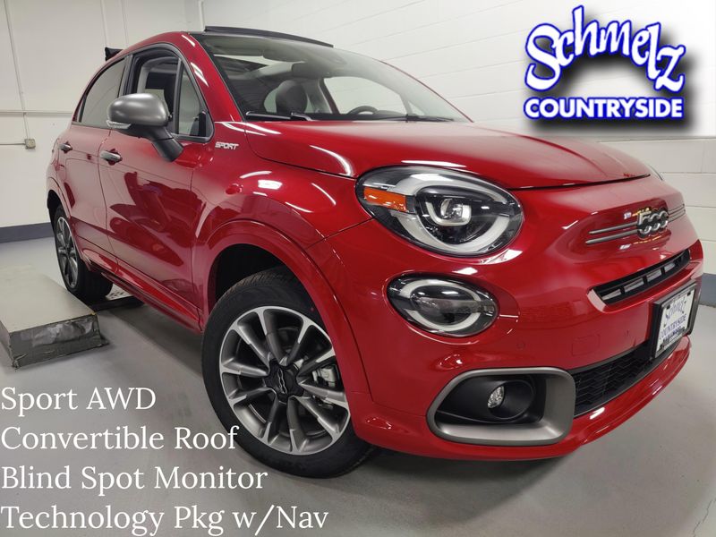 Used 2023 Fiat 500X Sport AWD w/Tech/Convertible TopImage 1