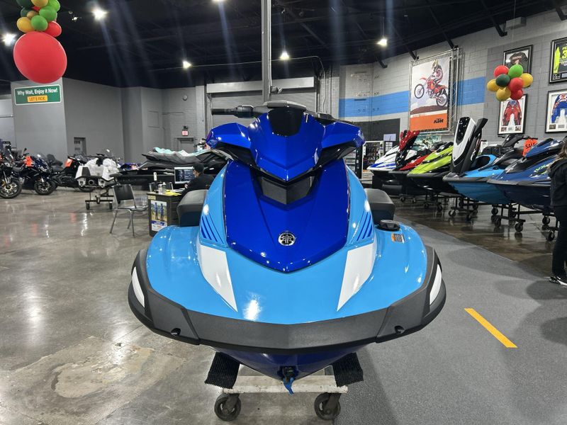 2025 Yamaha VX DELUXE W/AUDIO  in a CYAN/AZURE BLUE exterior color. Del Amo Motorsports of Redondo Beach (424) 390-7811 delamomotorsports.com 