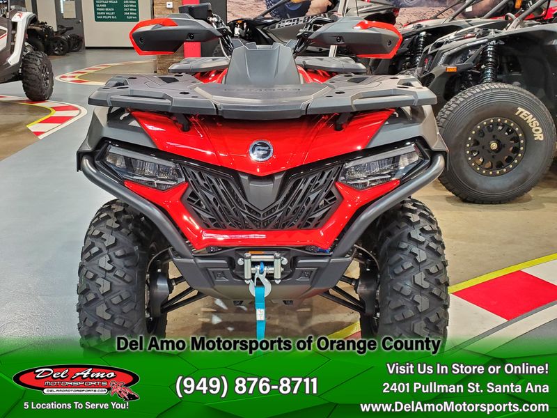 2024 CFMOTO CF600AU-3SA  in a MAGMA RED exterior color. Del Amo Motorsports of Orange County (949) 416-2102 delamomotorsports.com 