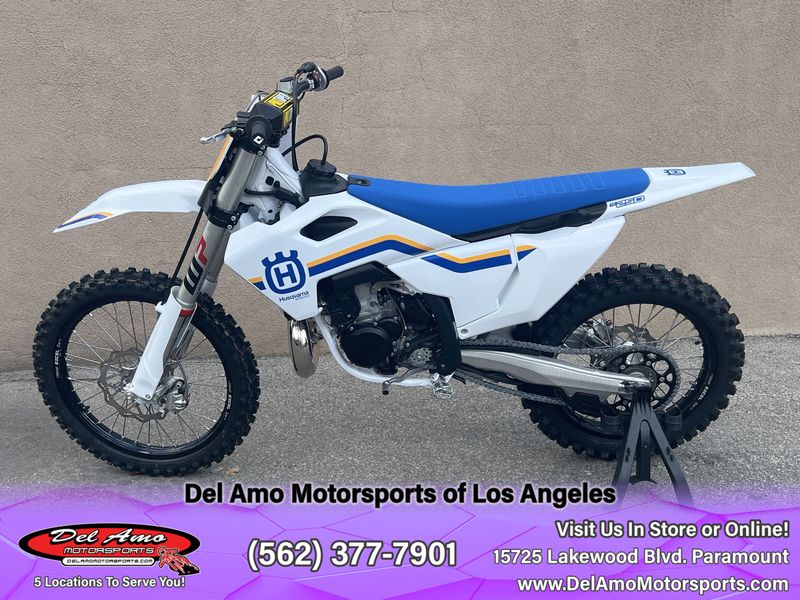 2023 HUSQVARNA TC 250 HERITAGE  in a WHITE exterior color. Del Amo Motorsports of Los Angeles (562) 262-9181 delamomotorsports.com 