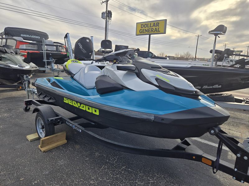 2025 SEADOO GTI SE 170 WITH SOUND SYSTEM IDF TEAL BLUE AND MANTA GREEN Image 2