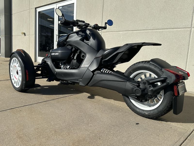 2023 Can-Am RYKER RALLY 900  in a Black exterior color. Cross Country Powersports 732-491-2900 crosscountrypowersports.com 