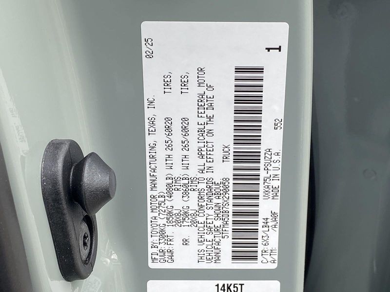 New 2025 Toyota Tundra 1794 EditionImage 21