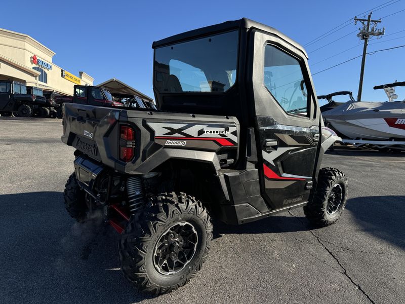 2024 Kawasaki RIDGE XR WITH HVAC RED AND BLACKImage 7