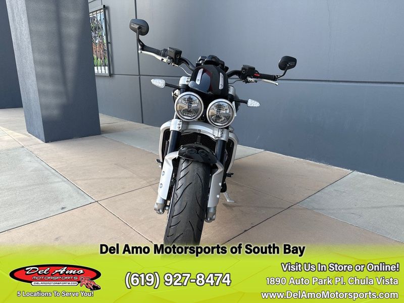 2024 Triumph ROCKET 3 R  in a SAPPHIRE BLACK exterior color. Del Amo Motorsports of South Bay (619) 547-1937 delamomotorsports.com 