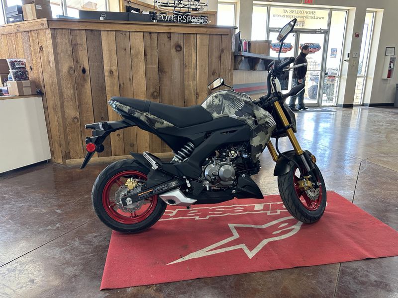 2025 Kawasaki Z125 PRO CYPHER CAMO TANImage 7