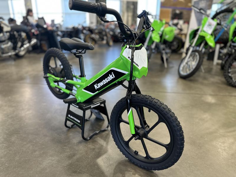 2023 Kawasaki Elektrode  in a GREEN exterior color. Cross Country Powersports 732-491-2900 crosscountrypowersports.com 