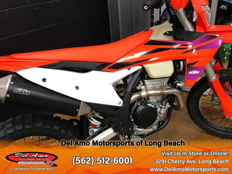 2024 KTM 350 EXC-F  in a ORANGE exterior color. Del Amo Motorsports of Long Beach (562) 362-3160 delamomotorsports.com 