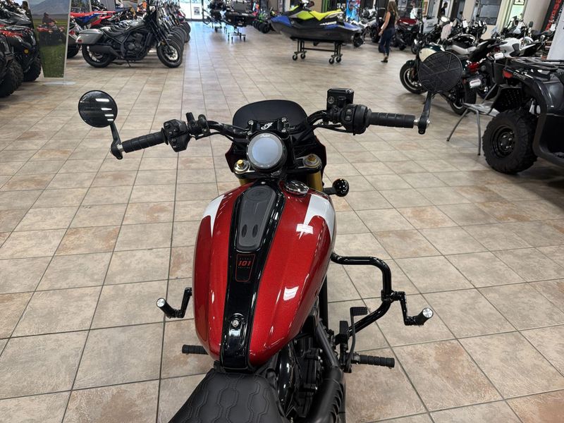 Used 2025 Indian Motorcycle 101 SCOUT WHITE MTLC WGRFX TEC Image 25