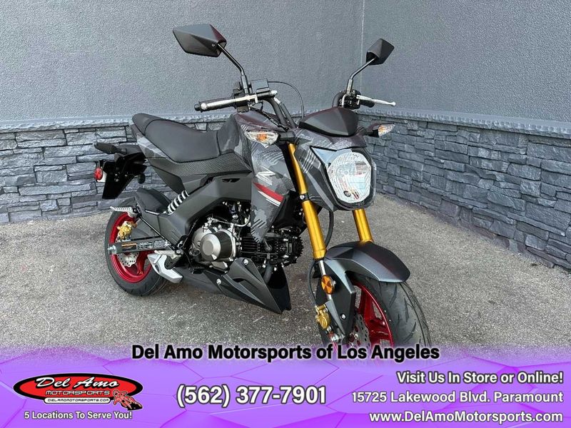 2024 Kawasaki BR125JRFAL-GY2  in a CYPHER CAMO GRAY (MATTE)/METALLIC MATTE CARBON GRAY exterior color. Del Amo Motorsports of Los Angeles (562) 262-9181 delamomotorsports.com 