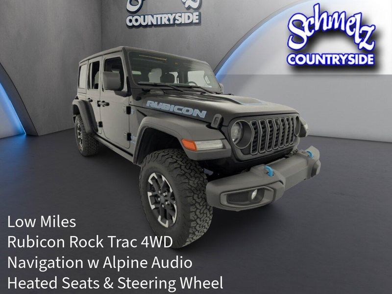 Used 2024 Jeep Wrangler 4xE Rubicon Hardtop w/NavImage 1