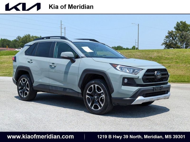 2021 Toyota RAV4 Adventure in a GRAY exterior color. Johnson Dodge 601-693-6343 pixelmotiondemo.com 