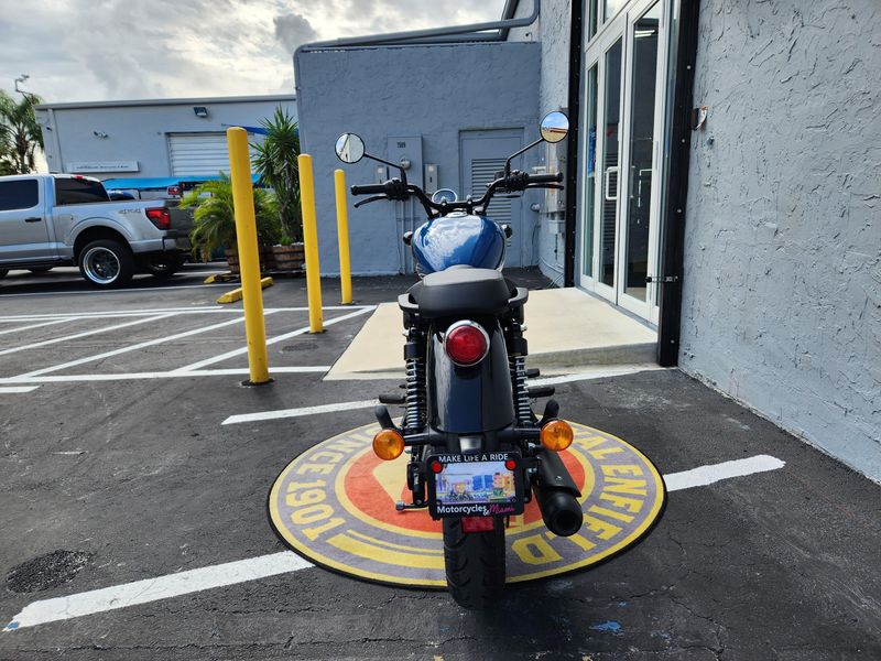 2024 Royal Enfield METEOR 350  in a FIREBALL BLUE exterior color. Royal Enfield Motorcycles of Miami (786) 845-0052 remotorcyclesofmiami.com 