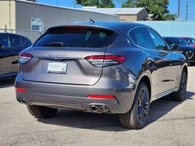 2024 Maserati Levante GT in a Grey exterior color and Black/Redinterior. Northside Imports Houston 281-475-4549 northsideimportshouston.com 