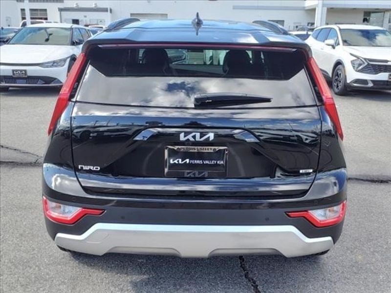 2024 Kia Niro EX in a Aurora Black exterior color and Charcoalinterior. Perris Valley Auto Center 951-657-6100 perrisvalleyautocenter.com 