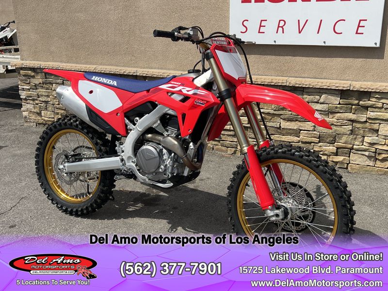 2023 Honda CRF450R50P  in a RED exterior color. Del Amo Motorsports of Los Angeles (562) 262-9181 delamomotorsports.com 