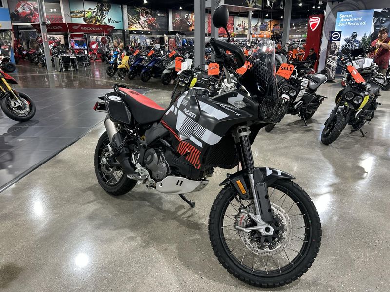 2024 Ducati Desertx  in a R22 LIVERY exterior color. Del Amo Motorsports of Redondo Beach (424) 390-7811 delamomotorsports.com 