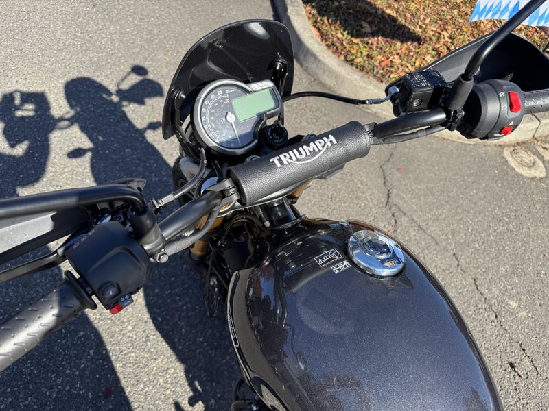 2026 Triumph Scrambler 400 XC - STORM GREY - WITH CUSTOM EXHAUST