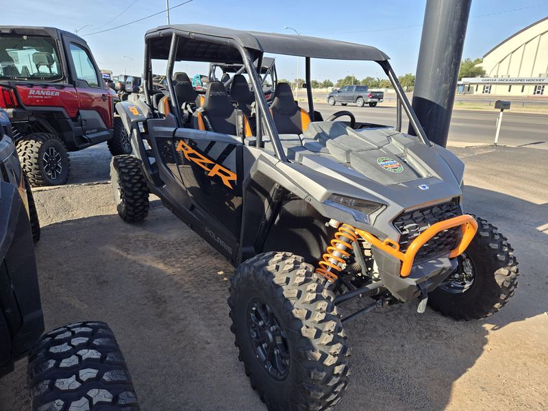 Used 2024 Polaris RZR XP 4 1000 ULTIMATE MATTE TITANIUM AND ONYX BLACK Image 1